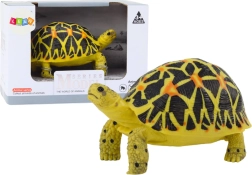 Realistic collectible turtle figurine – yellow and black