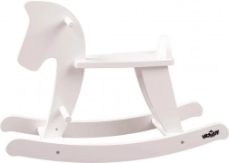 Houten schommelpaard – wit