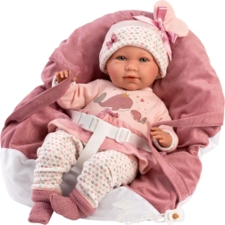 Llorens babypop NEW BORN 42 cm met geluiden en zacht lichaam