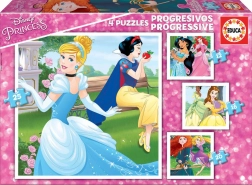 Educa Disney Princess puzzles 4-in-1 for children (12–25 pieces)