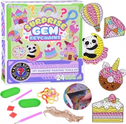 Creative Advent Calendar with Diamond Painting – Keychains