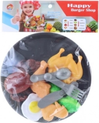 Eetset met plastic dienblad voor kinderen