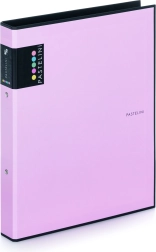 Ordner A4 PASTELINI paars, 2-rings gelamineerd