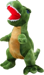 Dinosaur en peluche vert avec texture de peau