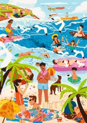 Puzzle Trefl Premium Plus The Art of Colour : En plein été 1000 pièces