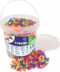 Strijkkralen in emmer neon 5000 stuks