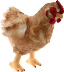 Poule en peluche