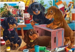 Puzzel teckels 300 XL stukjes DINO