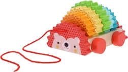 Houten trek-egel van Petit Collage