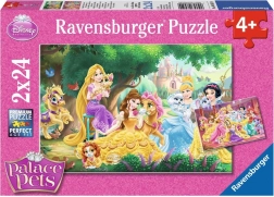 RAVENSBURGER DISNEY Princesses and Their Pets Puzzle 2×24 Pieces