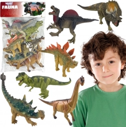 Woopie set dinosaurussenfiguren 6 stuks T‑Rex