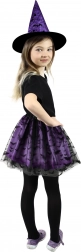 Kids’ Witch Costume with Tutu Skirt and Hat