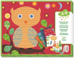 Magisch schilderen met een sponsje – bosdieren