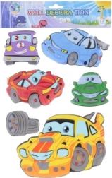 Autocollants muraux en mousse voiture – décoration murale pour enfants