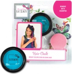 Lukky Hair Chalk with Applicator Light Blue