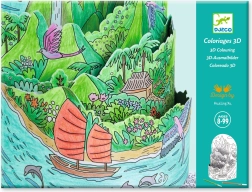 Coloriage 3D Au sommet des montagnes de Djeco