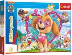 Puzzle Pat' Patrouille Skye Glitter Trefl 100 pièces