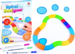 Spirograaf creatieve set voor het tekenen van spiralen