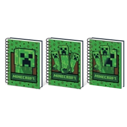 Minecraft lenticular A5 notebook Creeper