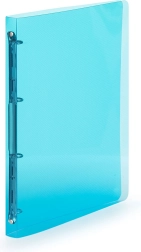 A4 Polypropylene Binder Lines, Blue, 4 Rings