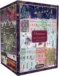 GIBSONS puzzle Christmas in London 3×500 pieces