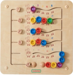 Colorful Caterpillars for Learning Numbers and Quantities - Montessori Wall Educational Board