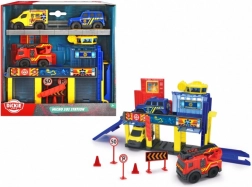 Dickie Toys SOS mini reddingsstation met 3 voertuigen Mercedes‑Benz
