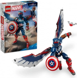 LEGO Marvel figuur van de nieuwe Captain America om te bouwen 76296
