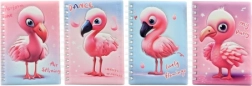 Carnet avec flamant rose