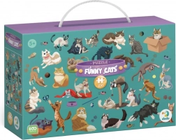 DODO Puzzel Grappige Katten 100 Stukjes