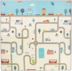 Chipolino speelkleed Stad 142 × 142 cm
