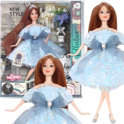 Woopie Royal doll Emi in sky-blue tulle dress