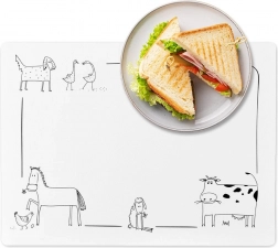 Praktische placemat met dierenmotief 35 × 25 cm