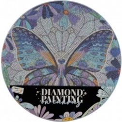 Diamant schilderen Mandala met vlinder