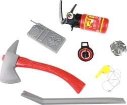 Brandweerset voor kinderen met accessoires