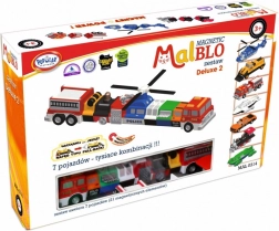 MalBlo Deluxe Magnetic Building Set – Vehicles