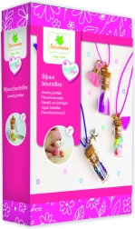 Mini sieraden maken van flesjes