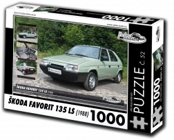 Puzzel RETRO-AUTO’s Škoda Favorit 135 LS 1000 stukjes
