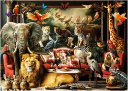 Puzzle Manoir des animaux 1500 pièces