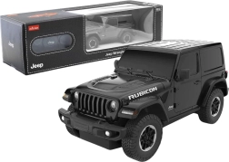 R/C auto 1:24 Jeep Wrangler JL Rubicon zwart