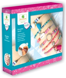 Sieraden maken: Heishi-kralenarmbanden - blauw en roze