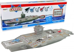 Aircraft carrier with 5 jets with sound and light