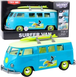 Classic WOOPIE Surf Bus with lights and sound – blue and white model