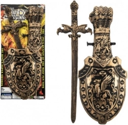 Children's Plastic Sword with Shield 48 cm