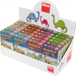 Puzzle avec dinosaures et figurine – 60 pièces