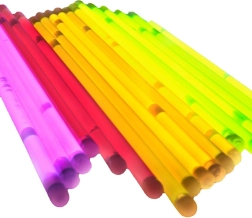 Fluorescerende armbanden 100 stuks, veel kleuren, lichtgevend in het donker