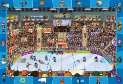 Eurographics Spot & Find Puzzle Hockey 100 pièces