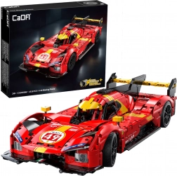 CaDA Blazing Flame building set racing car 1:10, 1518 pieces (red, 51 cm)