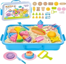 Woopie Kinetisch Zand 1,2 kg Restaurant Tafel met Vormpjes