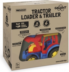 Wader Gigant tracteur avec chargeur et remorque 117 cm